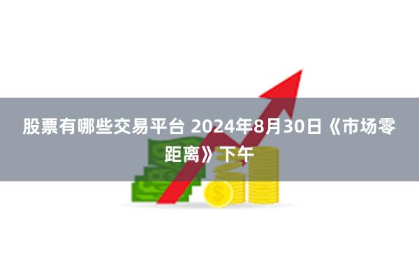 股票有哪些交易平台 2024年8月30日《市场零距离》下午