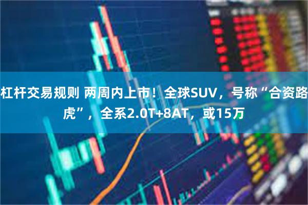 杠杆交易规则 两周内上市！全球SUV，号称“合资路虎”，全系2.0T+8AT，或15万