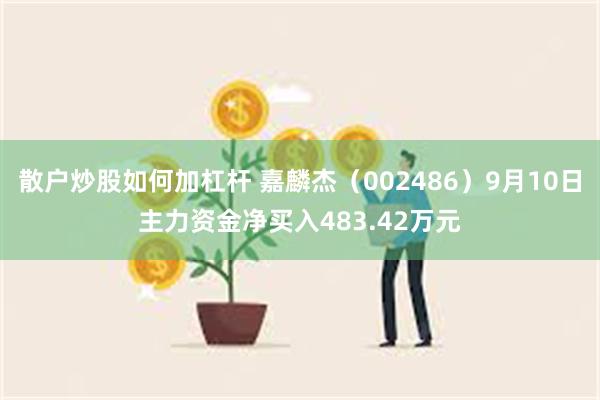 散户炒股如何加杠杆 嘉麟杰（002486）9月10日主力资金净买入483.42万元